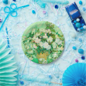 Assiettes En Carton Van Gogh White Roses (Fête)