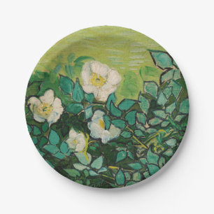 Assiettes En Carton Van Gogh Wild Roses