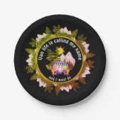 Assiettes En Carton VAN LIFE APPELLE MON NOM Camping Personnalisé (Devant)