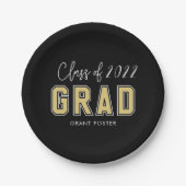 Assiettes En Carton Varsity Fierté ÉDITABLE COULEUR Plaques de fin (Devant)