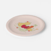 Assiettes En Carton végétalien (Angle)