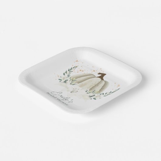 Assiettes En Carton Végétation d'automne Fête des mariées (Angulaire)