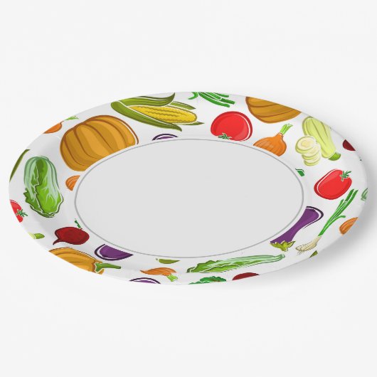 Assiettes En Carton Vegis (Angle)