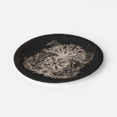 Assiettes En Carton Vegvisir -Yggdrasil Avec Ravens & Wolves (Angle)