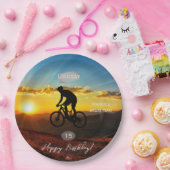 Assiettes En Carton Vélo Rider Birthday Party Plate HAMbyWG (Fête)