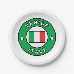 Assiettes En Carton Venise Italie