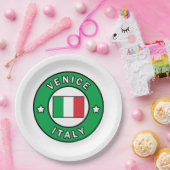 Assiettes En Carton Venise Italie (Fête)