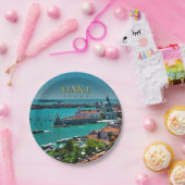 Assiettes En Carton Venise, Italie - vue aérienne (Fête)