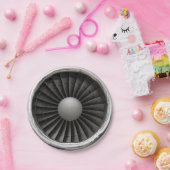 Assiettes En Carton Ventilateur moteur à réaction (Fête)