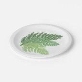 Assiettes En Carton Verdure botanique Moss Green Fern (Angle)