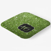 Assiettes En Carton Verdure parties scintillant verte scintille Sweet  (Angulaire)
