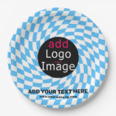 Assiettes En Carton Vérificateur professionnel personnalisé moderne bl (Devant)