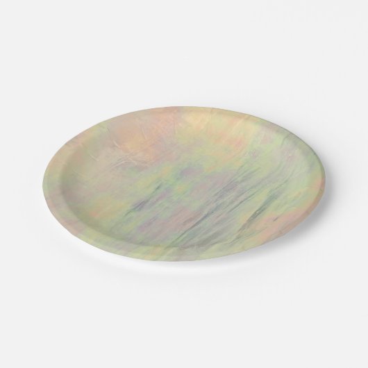 Assiettes En Carton Verre coloré (Angle)