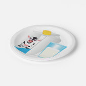 Assiettes En Carton Verre De Lait (Angle)