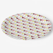 Assiettes En Carton Verre Rouge Blanc Rosé Verres Vin Vin Louveur de v (Angle)