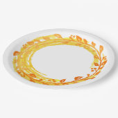 Assiettes En Carton Verrerie d'automne en couleurs d'automne (Angle)