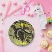 Assiettes En Carton Vers fous de Catalpa de poisson-chat (Fête)