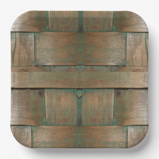 Assiettes En Carton Versé en vert (Recto)