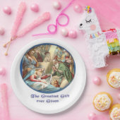 Assiettes En Carton Verset biblique (Fête)