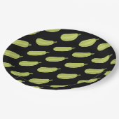 Assiettes En Carton Vert (Angle)