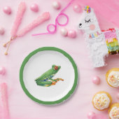 Assiettes En Carton Vert clair (Fête)