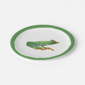 Assiettes En Carton Vert clair (Angle)