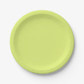 Assiettes En Carton Vert Clair (Devant)