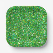 Assiettes En Carton Vert Noël (Recto)