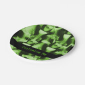 Assiettes En Carton Vert radioactif à rayons X (Angle)