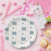 Assiettes En Carton Vêtements Boho minimaux mignons Baby shower Motif (Fête)