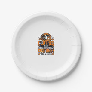 Assiettes En Carton Vêtements Halloween Vintage Chemise Déclaration de