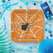 Assiettes En Carton Veuve noire sur Spider Web (Fête)