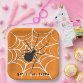 Assiettes En Carton Veuve noire sur Spider Web (Fête)