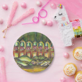 Assiettes En Carton Viande sucrée (Fête)