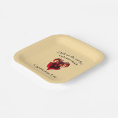 Assiettes En Carton Vibes Capricorne. Plaque d'anniversaire (Angulaire)