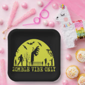 Assiettes En Carton Vibes Zombie uniquement (Fête)