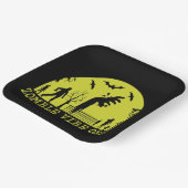 Assiettes En Carton Vibes Zombie uniquement (Angulaire)