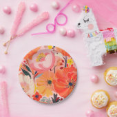 Assiettes En Carton Vibrant Garden Party (Fête)