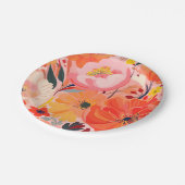 Assiettes En Carton Vibrant Garden Party (Angle)