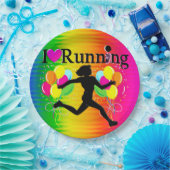 ASSIETTES EN CARTON VIBRANT J'AIME FAIRE DES PLAQUES DE PAPIER (Fête)