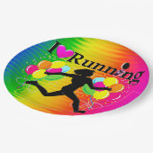 ASSIETTES EN CARTON VIBRANT J'AIME FAIRE DES PLAQUES DE PAPIER (Angle)