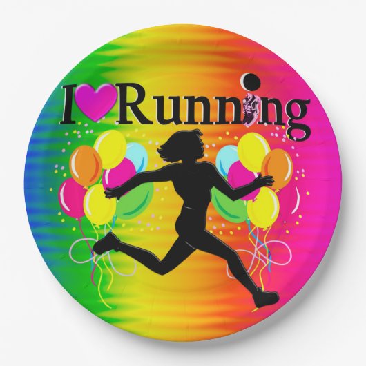 ASSIETTES EN CARTON VIBRANT J'AIME FAIRE DES PLAQUES DE PAPIER (Devant)