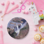 Assiettes En Carton Victoria Falls vue aérienne - Zimbabwe, Afrique (Fête)