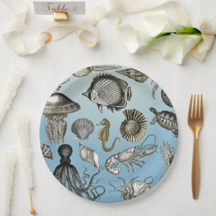 Assiettes En Carton Vie maritime