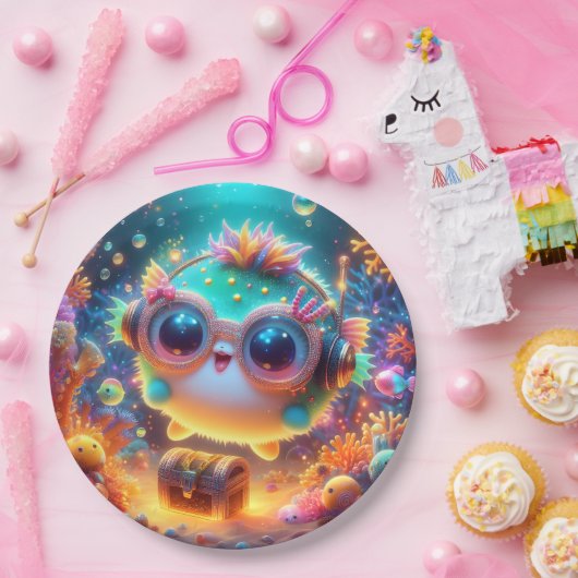 Assiettes En Carton Vie maritime (Fête)