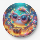 Assiettes En Carton Vie maritime (Devant)