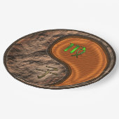 Assiettes En Carton Vierge et rat de bois (Angle)