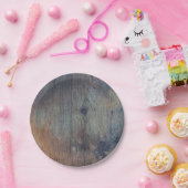 Assiettes En Carton Vieux Mariage de grange en bois rustique (Fête)