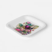 Assiettes En Carton Vignoble de vignes  (Angulaire)