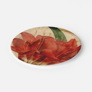 Assiettes En Carton VIII floral vibrant